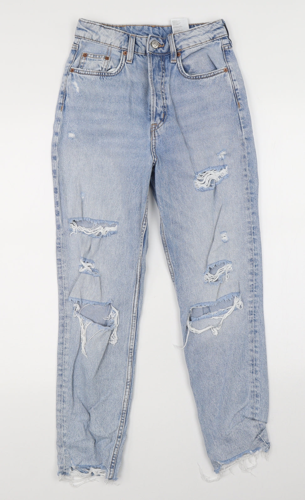 Womens UK Size 6 Divided Regular Fit Skinny Blue Jeans