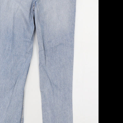 Womens UK Size 6 Divided Regular Fit Skinny Blue Jeans