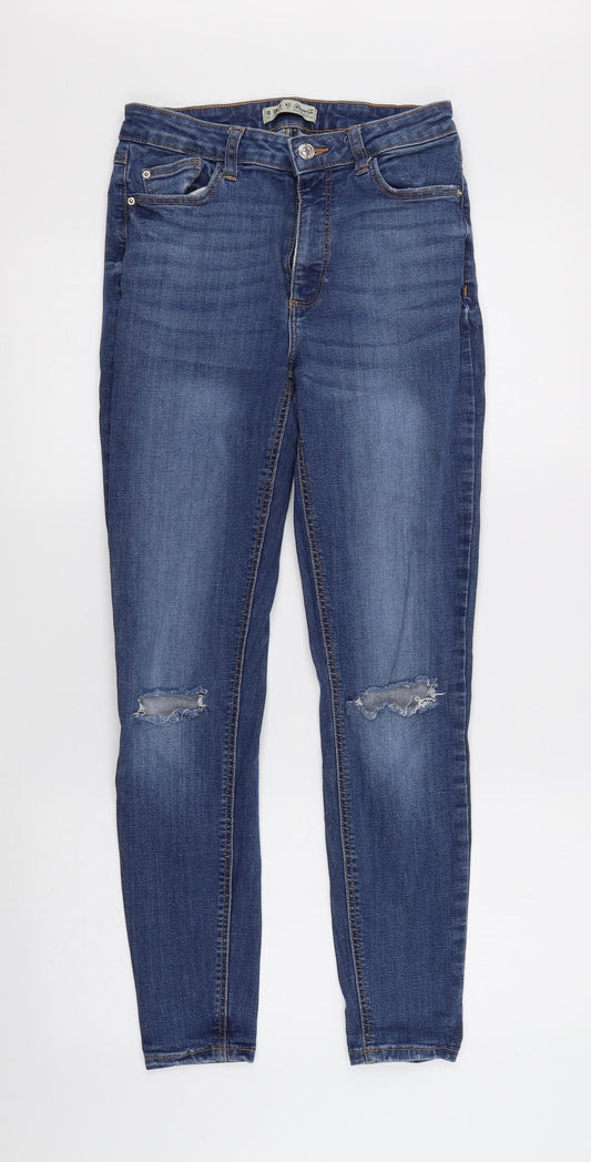 Denim Co Womens Blue  Denim Skinny Jeans Size 10 L26 in