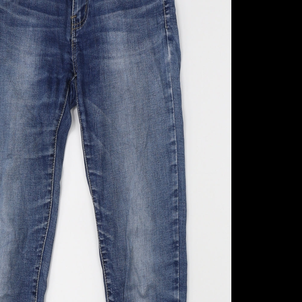 Miss Cherry Womens Blue  Denim Straight Jeans Size 26 in L26 in