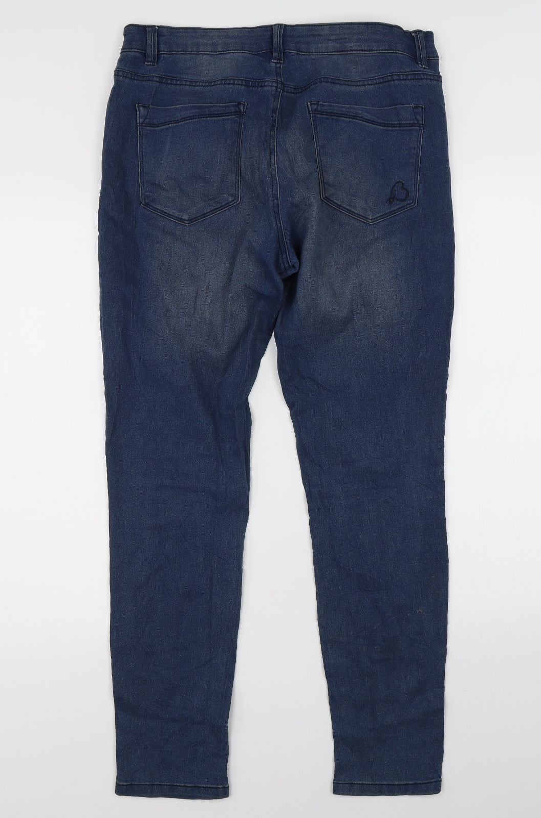 Womens UK Size 12 Beloved Regular Fit Skinny Blue Jeans