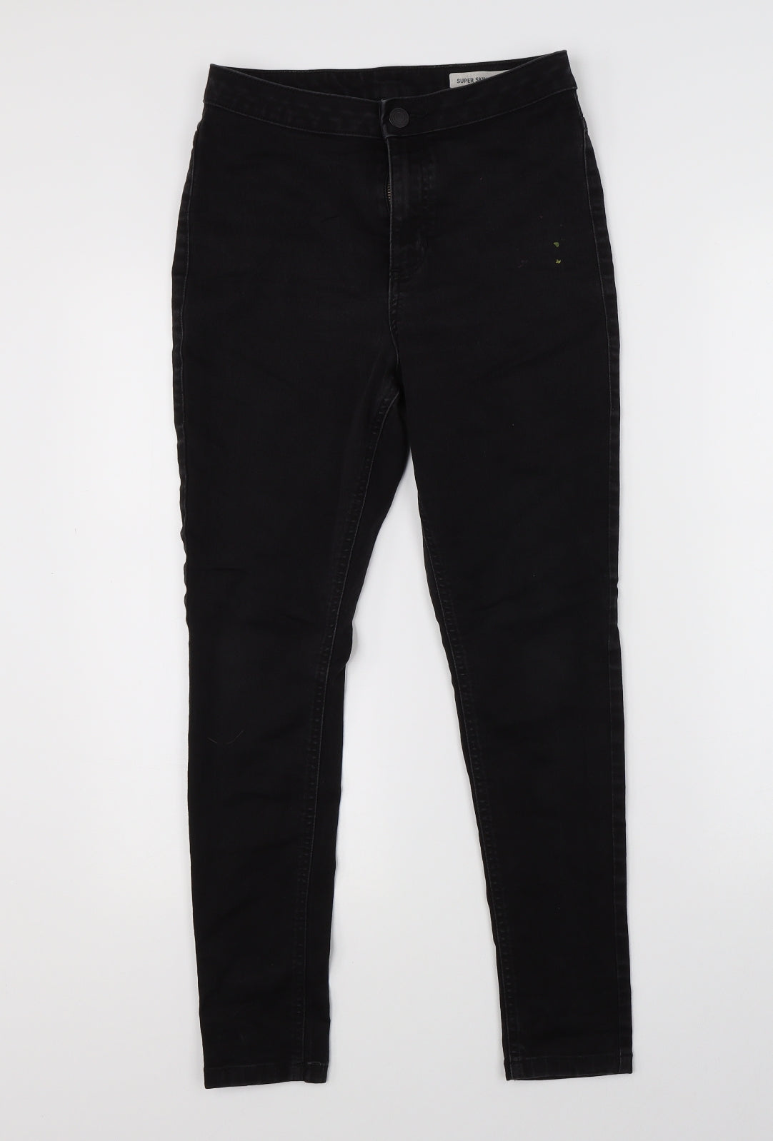M&S Womens Black  Denim Skinny Jeans Size 8 L24 in