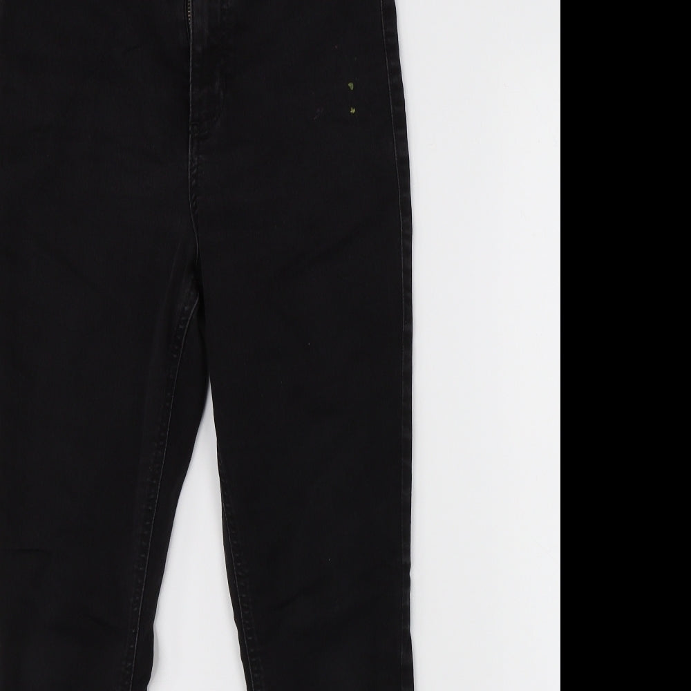 M&S Womens Black  Denim Skinny Jeans Size 8 L24 in