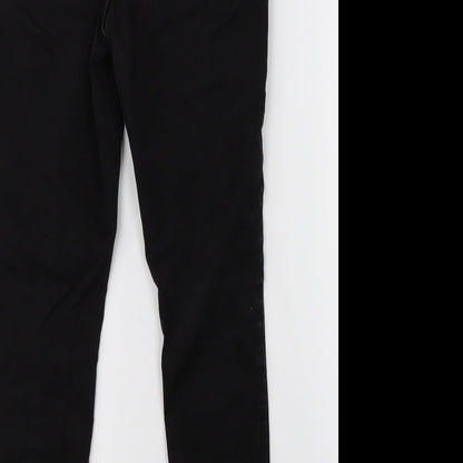 M&S Womens Black  Denim Skinny Jeans Size 8 L24 in