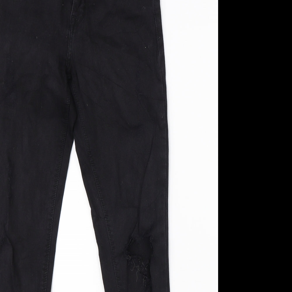 Pull & Bear Womens Black  Denim Skinny Jeans Size 10 L27 in