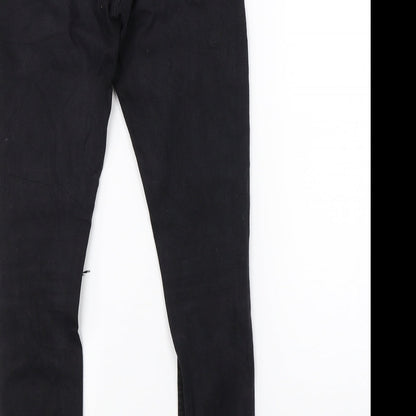 Pull & Bear Womens Black  Denim Skinny Jeans Size 10 L27 in