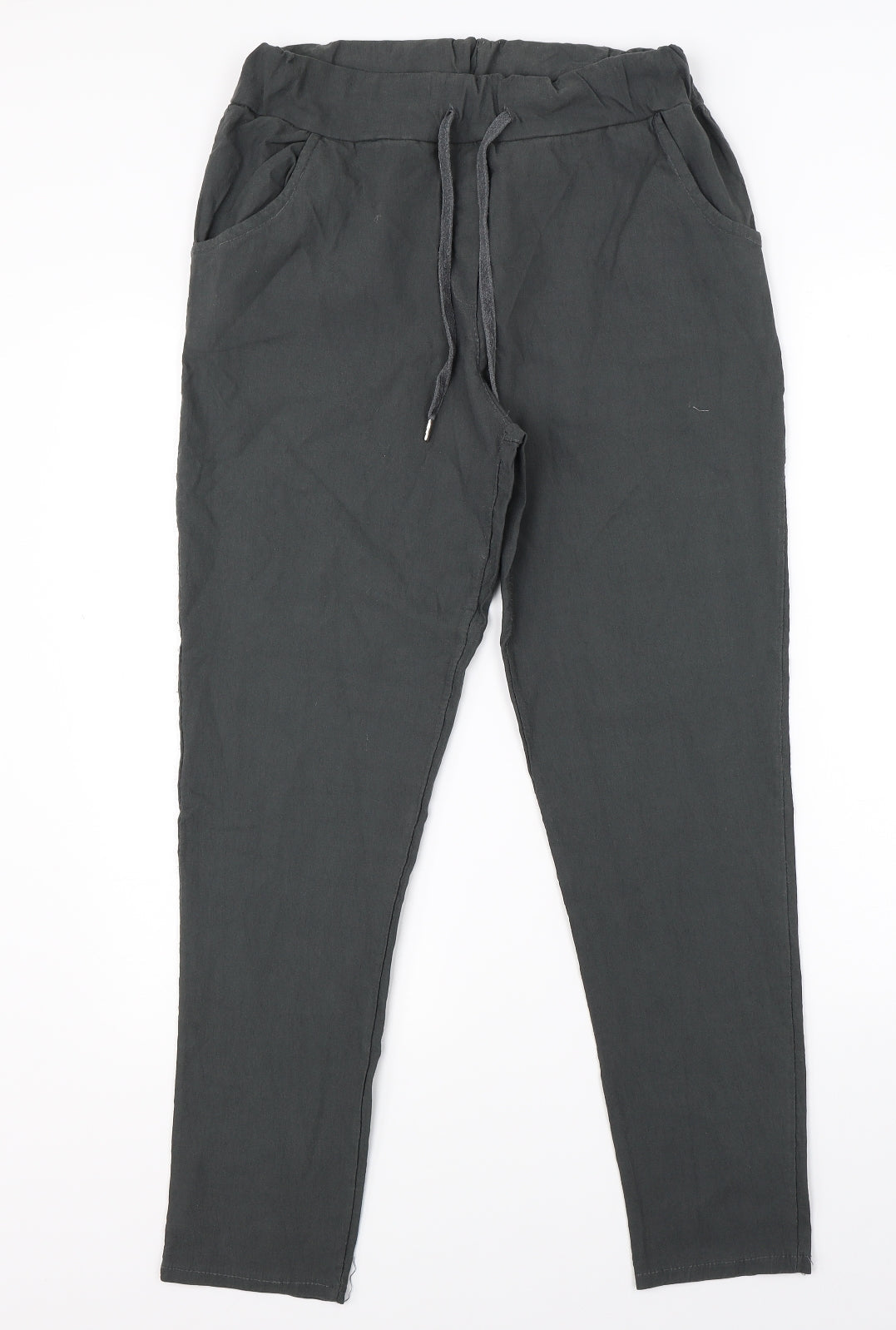 Womens UK Size 10 Preworn Regular Fit  Grey Trousers