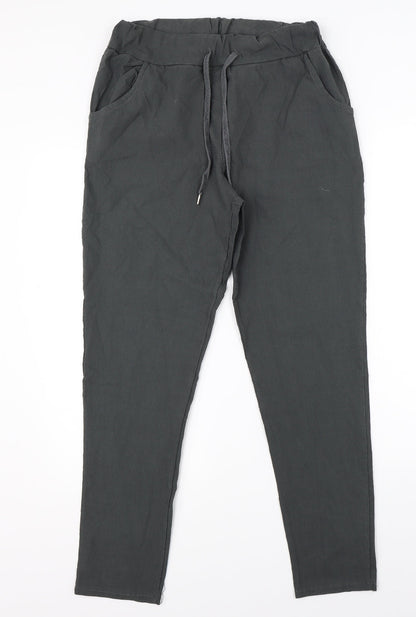 Womens UK Size 10 Preworn Regular Fit  Grey Trousers