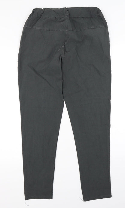Womens UK Size 10 Preworn Regular Fit  Grey Trousers