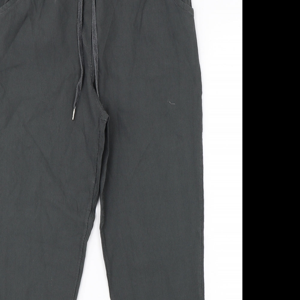 Womens UK Size 10 Preworn Regular Fit  Grey Trousers