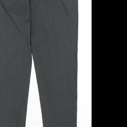 Womens UK Size 10 Preworn Regular Fit  Grey Trousers