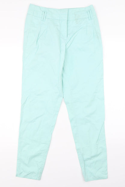 Womens UK Size 12 VERO MODA Regular Fit Straight Green Jeans