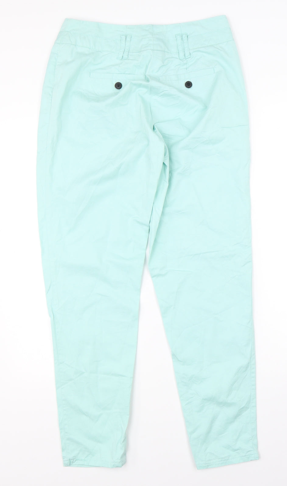 Womens UK Size 12 VERO MODA Regular Fit Straight Green Jeans