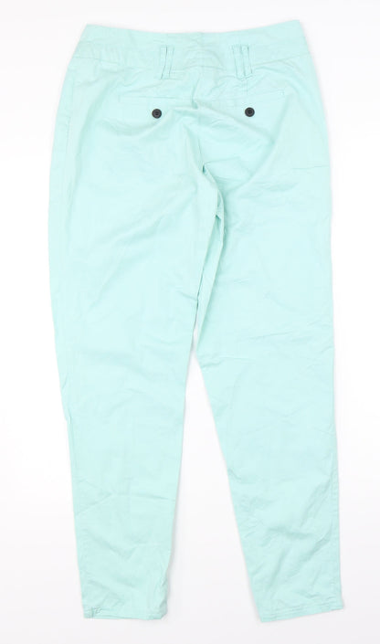 Womens UK Size 12 VERO MODA Regular Fit Straight Green Jeans