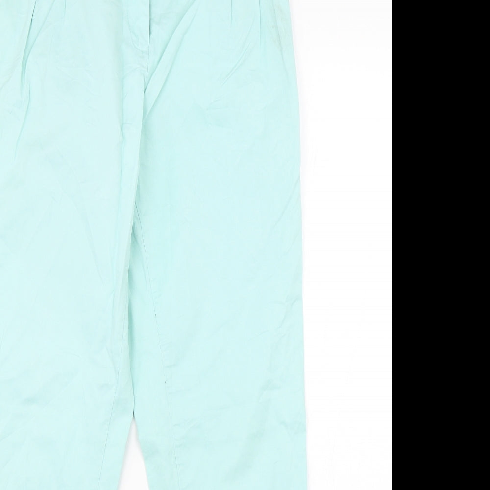 Womens UK Size 12 VERO MODA Regular Fit Straight Green Jeans