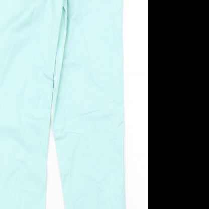 Womens UK Size 12 VERO MODA Regular Fit Straight Green Jeans