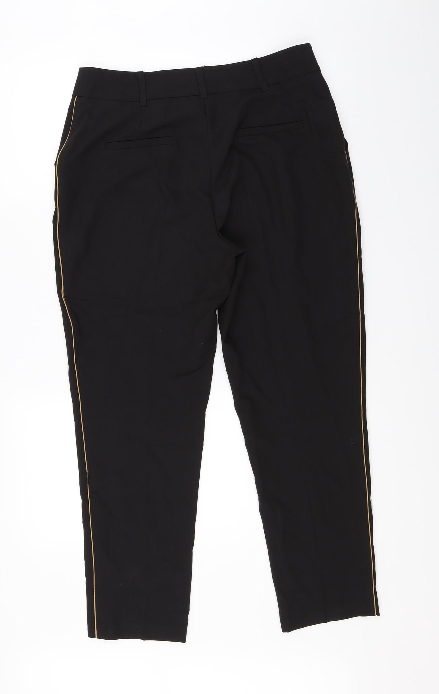 Womens UK Size 12 Dorothy Perkins Regular Fit Dress Pants Black Trousers
