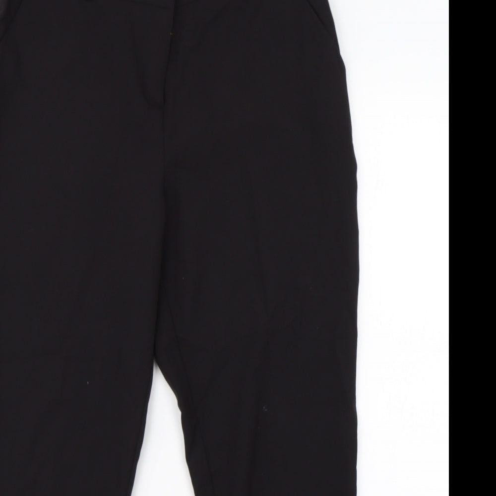 Womens UK Size 12 Dorothy Perkins Regular Fit Dress Pants Black Trousers