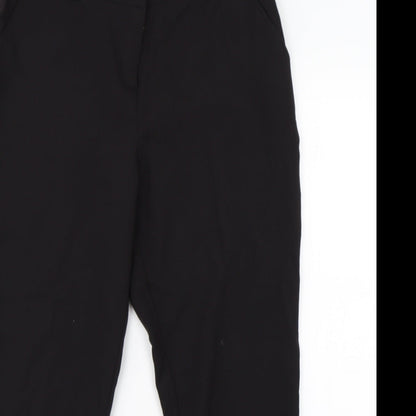 Womens UK Size 12 Dorothy Perkins Regular Fit Dress Pants Black Trousers