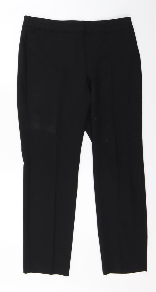 F&F Womens Black   Dress Pants Trousers Size 10 L26 in