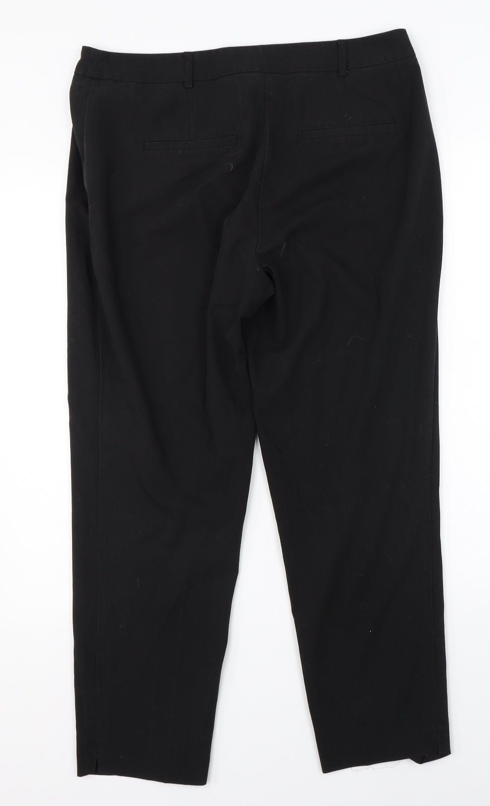 Womens UK Size 12 Dorothy Perkins Regular Fit Dress Pants Black Trousers