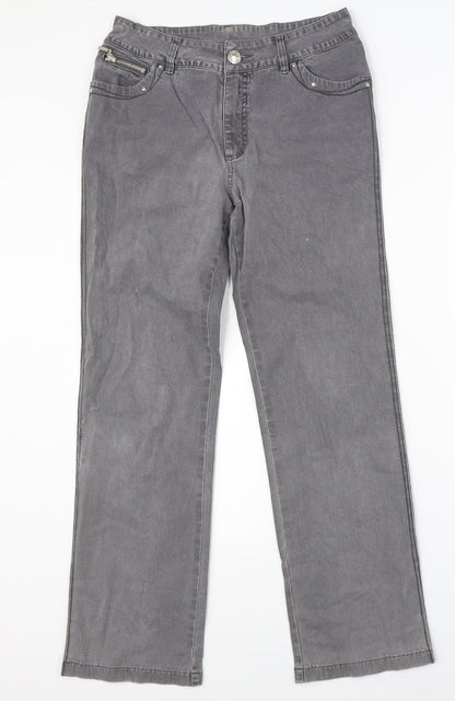 Lafei Neir Womens Grey  Denim Straight Jeans Size 28 in L28 in