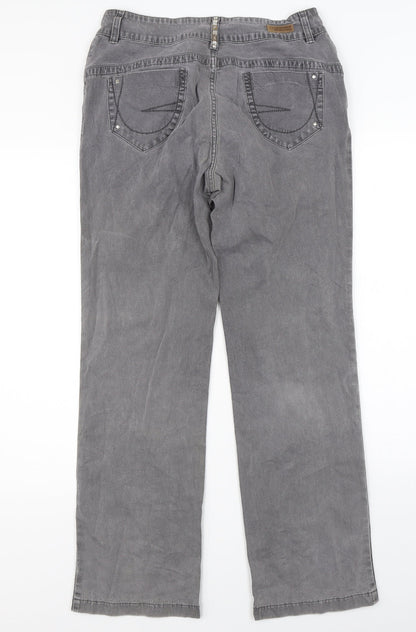 Lafei Neir Womens Grey  Denim Straight Jeans Size 28 in L28 in