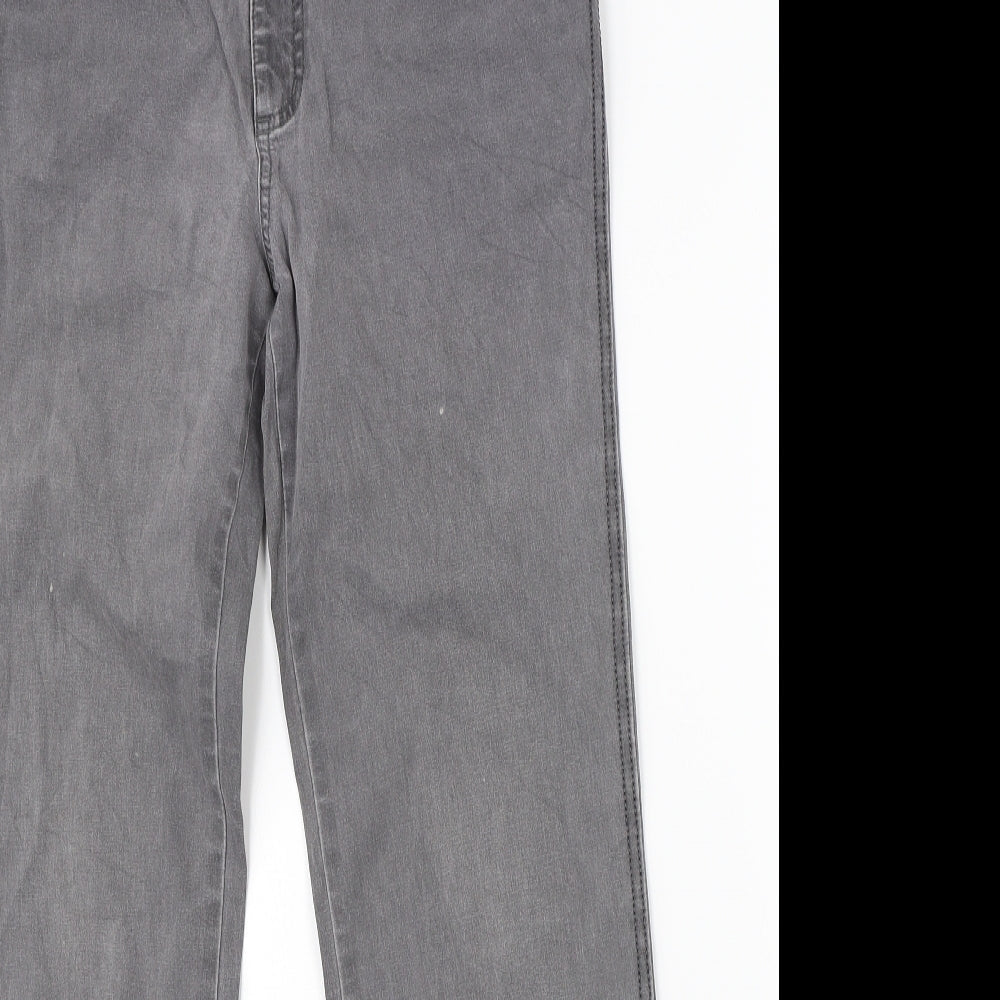 Lafei Neir Womens Grey  Denim Straight Jeans Size 28 in L28 in