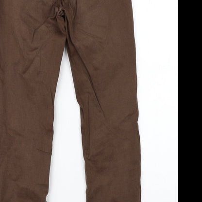 EDC Womens Brown  Denim Straight Jeans Size 30 in L26 in