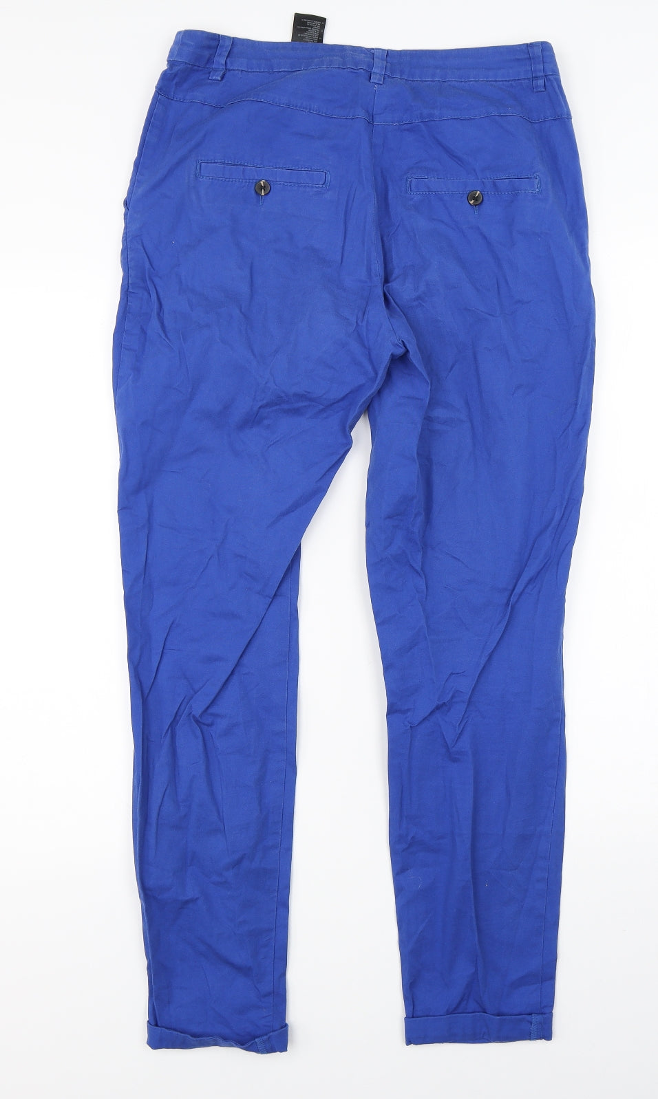 Womens UK Size 8 H&M Regular Fit Straight Blue Jeans