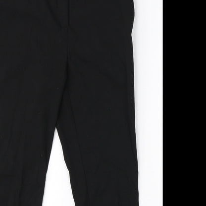 Womens UK Size 10 NEXT Regular Fit Dress Pants Black Trousers