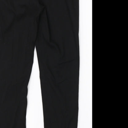 Womens UK Size 10 NEXT Regular Fit Dress Pants Black Trousers