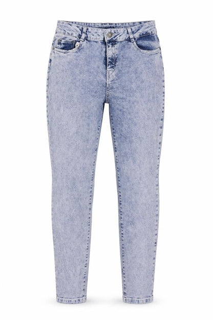Noisy May Womens Blue  Denim Straight Jeans Size 32 L32 in