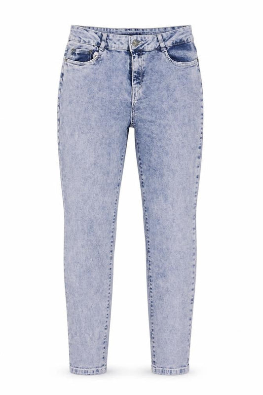 Noisy May Womens Blue  Denim Straight Jeans Size 32 L32 in