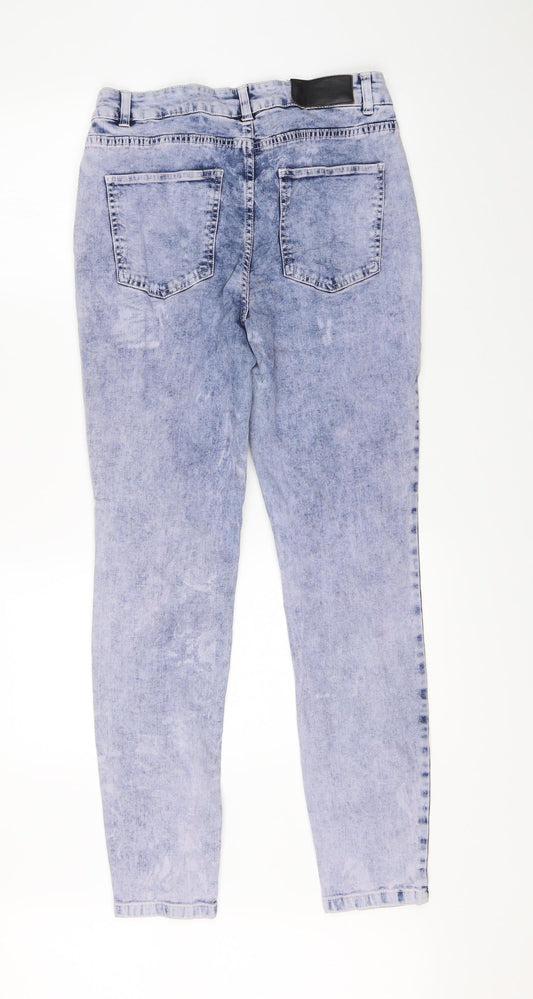 Noisy may Womens Blue  Denim Straight Jeans Size 32 L32 in