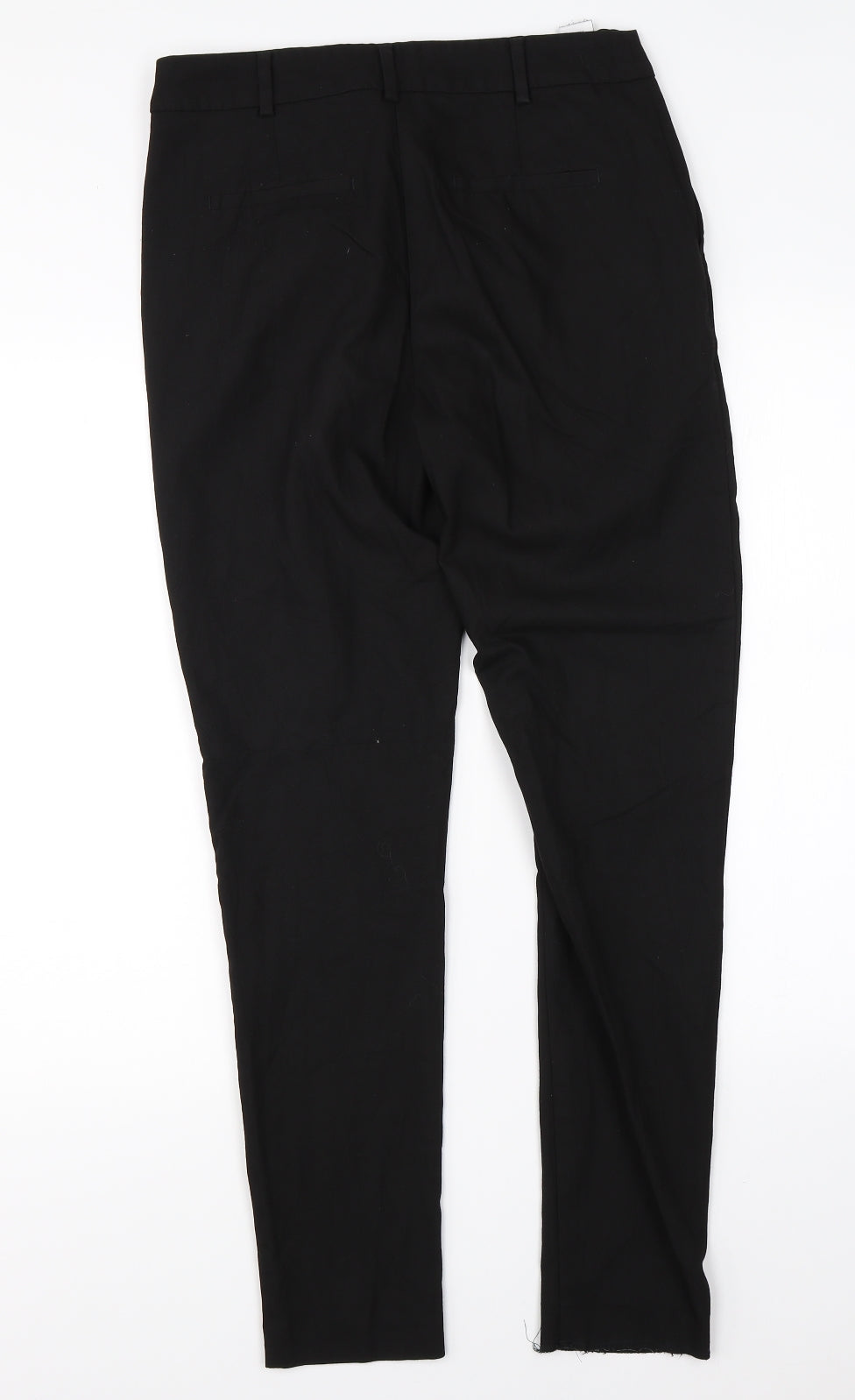 Womens UK Size 8 NEXT Regular Fit Dress Pants Black Trousers