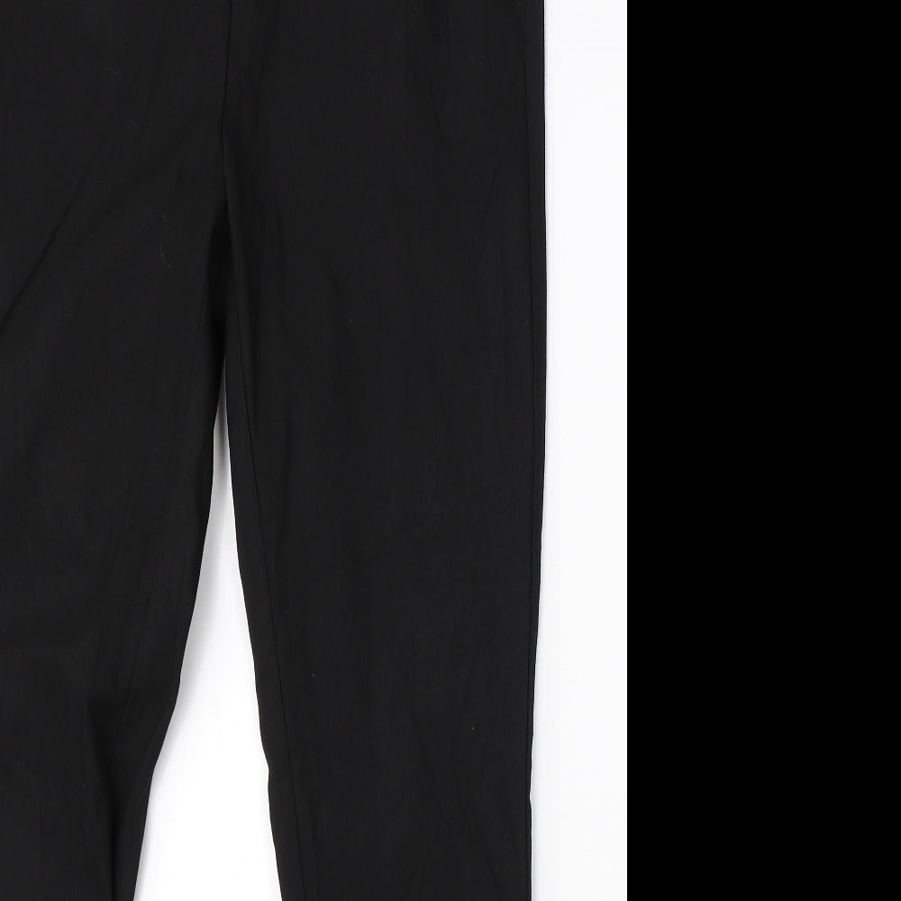Womens UK Size 8 NEXT Regular Fit Dress Pants Black Trousers