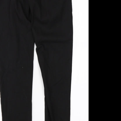 Womens UK Size 8 NEXT Regular Fit Dress Pants Black Trousers