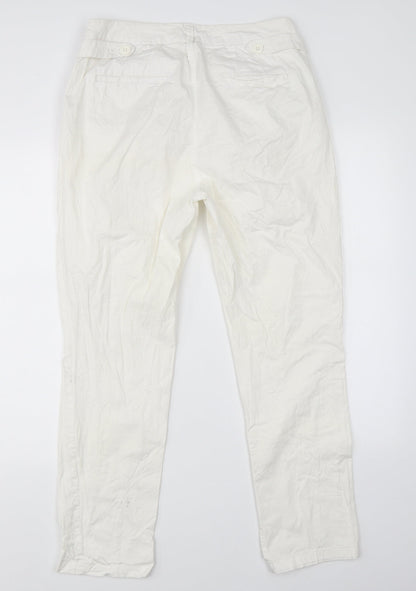 Number One Womens White   Trousers  Size 10 L26 in