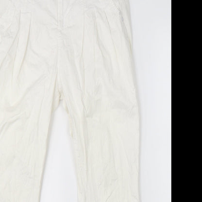 Number One Womens White   Trousers  Size 10 L26 in