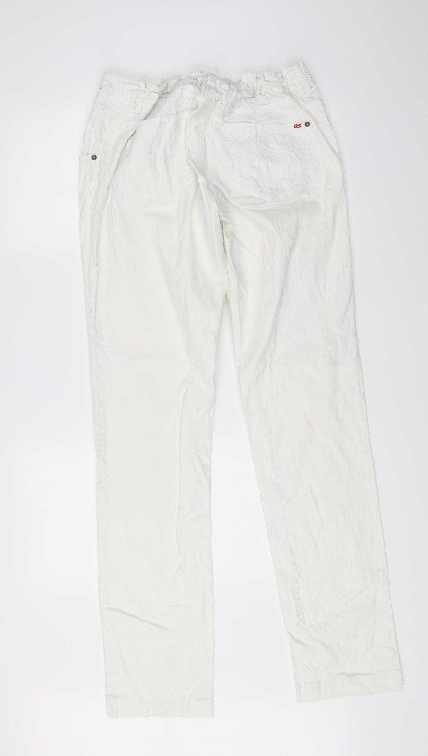 Coatie Womens White  Denim Straight Jeans Size 32 in L32 in