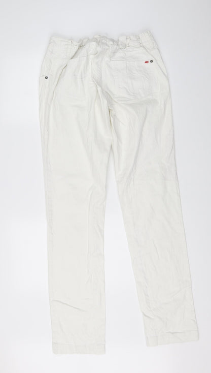 Coatie Womens White  Denim Straight Jeans Size 32 in L32 in