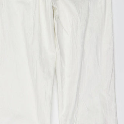 Coatie Womens White  Denim Straight Jeans Size 32 in L32 in