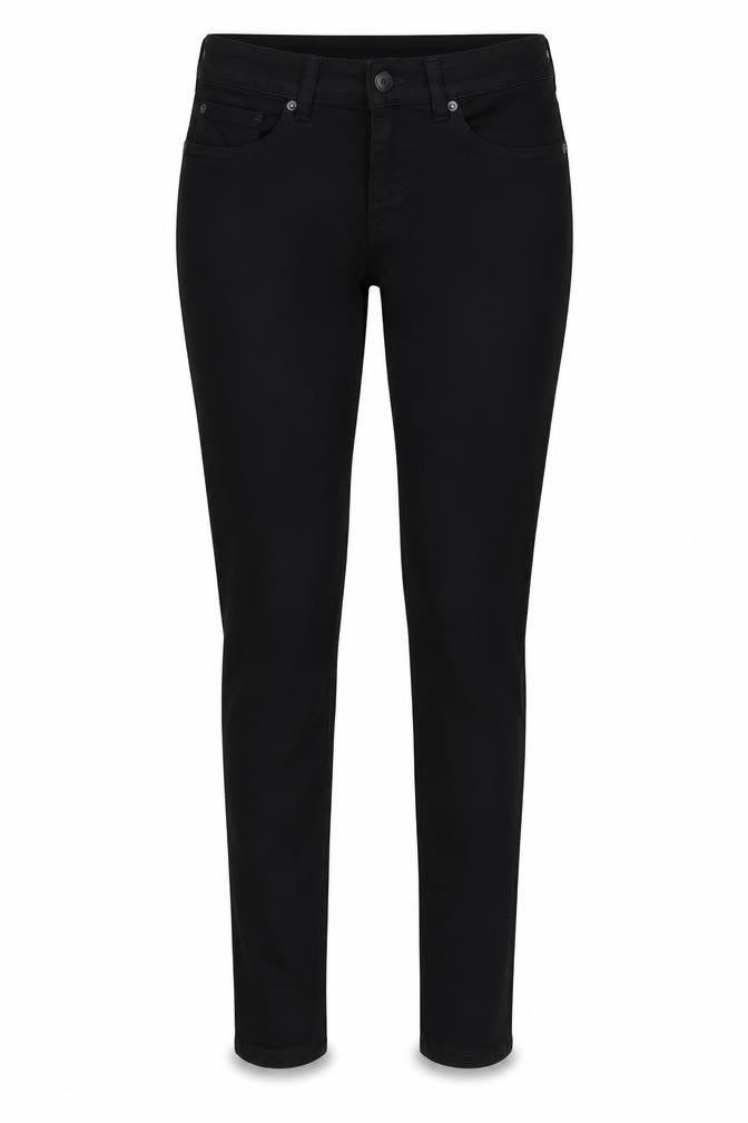 Womens UK Size XS Perfect Jeans Regular Fit Skinny Black Jeans