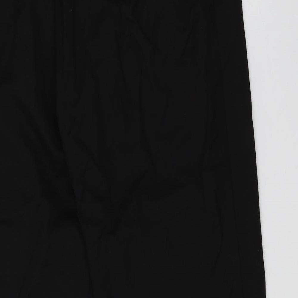 Womens UK Size 32 in Very Regular Fit Dress Pants Black Trousers