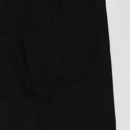 Womens UK Size 32 in Very Regular Fit Dress Pants Black Trousers