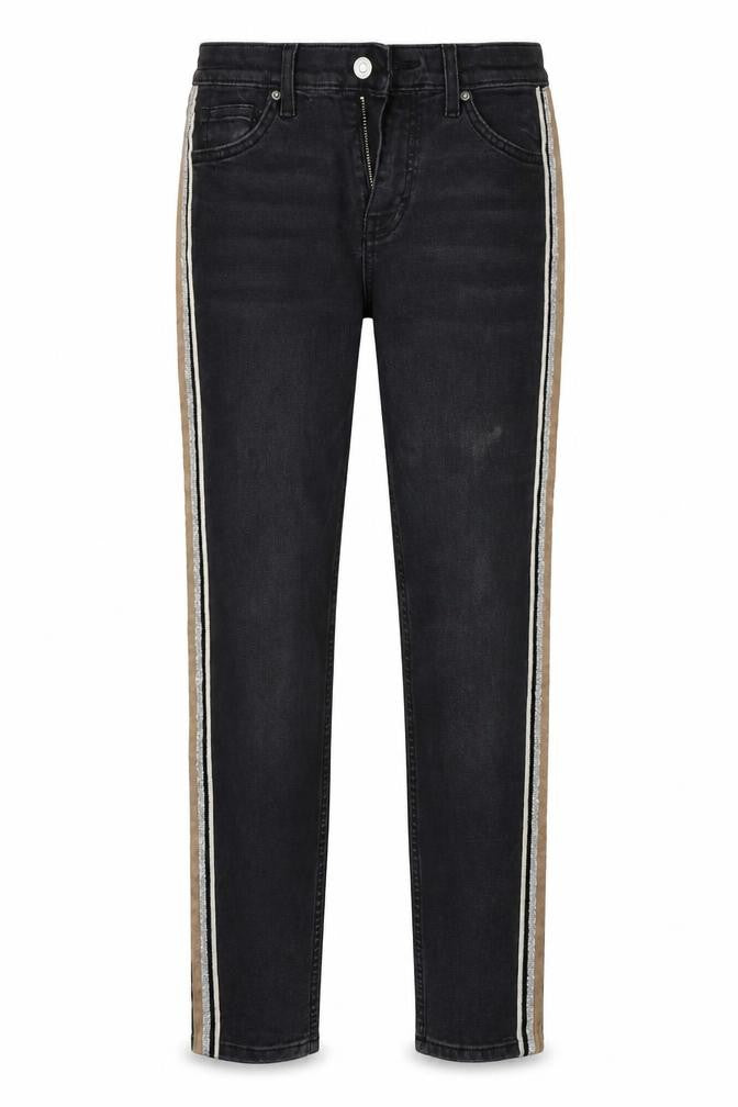 Womens UK Size 25 in Topshop Regular Fit Straight Black Jeans