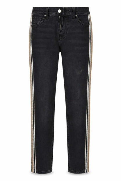 Womens UK Size 25 in Topshop Regular Fit Straight Black Jeans