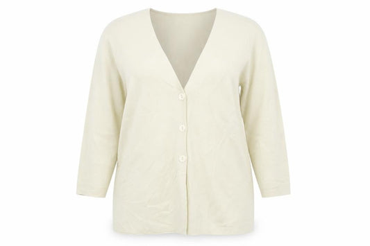 Womens UK Size 18 Berkertex Beige Cardigan Jumper