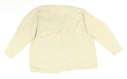Womens UK Size 18 Berkertex Beige Cardigan Jumper